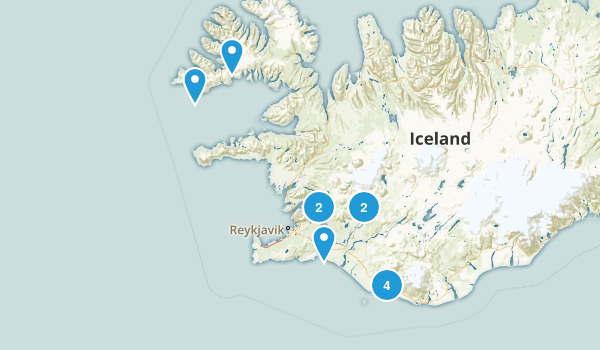 Iceland 2017 Map