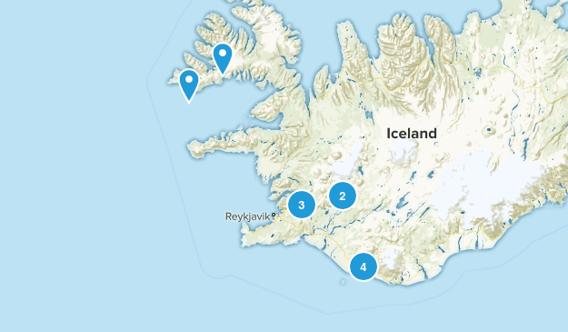 Iceland 2017 Map