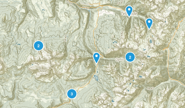 Telluride area Map