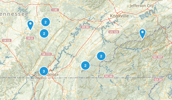 waterfalls Map