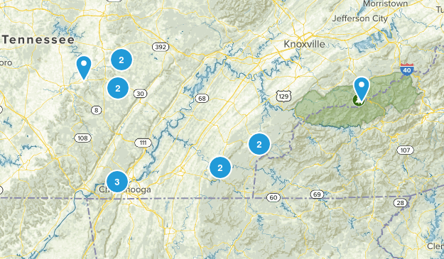 waterfalls Map