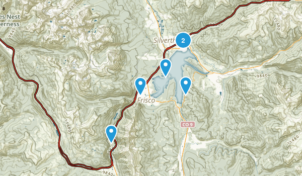 Breck Hiked Map