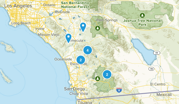 Mt. Palomar trails Map
