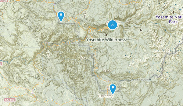 yosemite Map