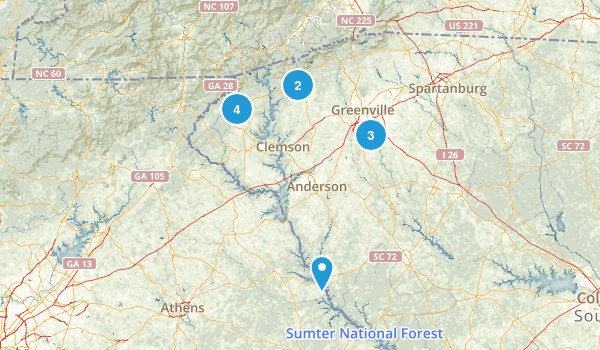 around anderson Map