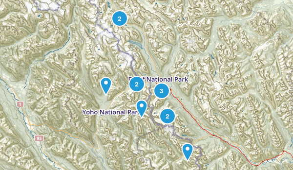 Top 9.5 Lake Louis Trails Map