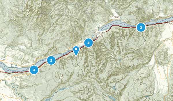 Portland Waterfalls Map