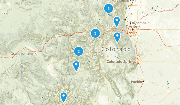 Colorado Backpacking Map