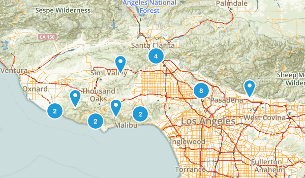 Loop trails 2-5 miles Map