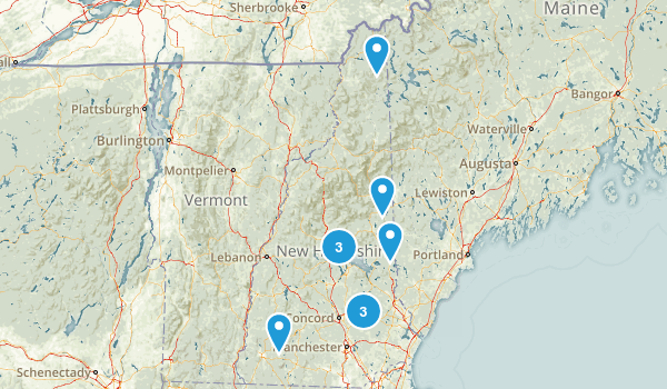 NH Fire Towers Map