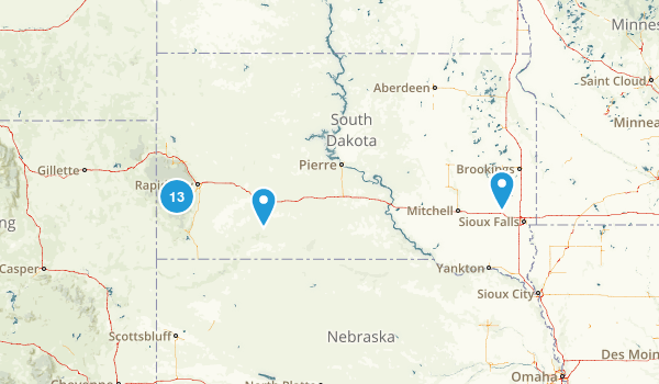 South Dakota Map