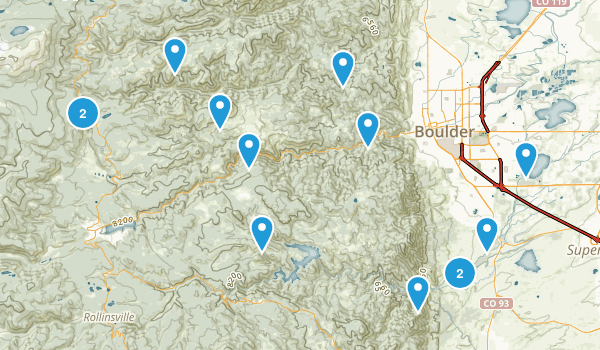 Wants Boulder Area Map