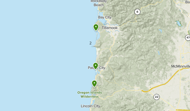Pacific City Oregon Map Pacific City | List | Alltrails