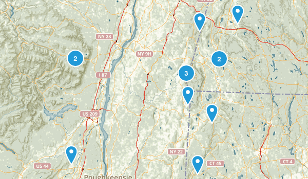 Hudson NY Area Map