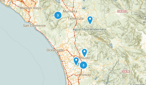 long hikes Map
