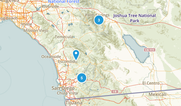 Hikes to try Map