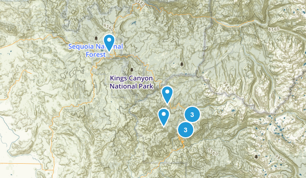 Sequoia/Kings Canyon Map