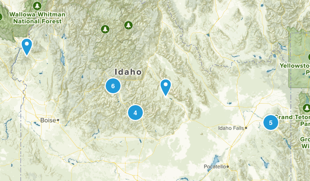 '17 Solar Eclipse Idaho Map