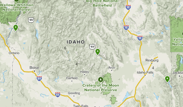 '17 Solar Eclipse Idaho Map