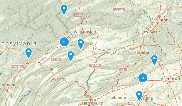 Hikes to do Map