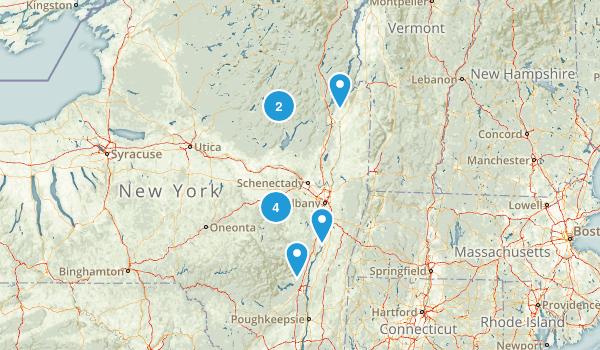 Howe Caverns Trip Map