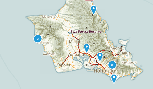 hawaii easy Map