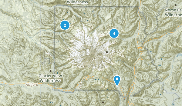 Mt Rainier Map