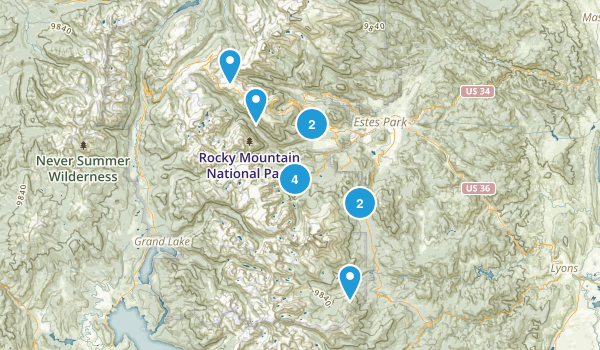Rocky Mtn NP Map