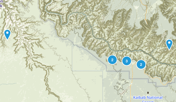 grand canyon Map
