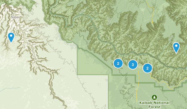 grand canyon Map