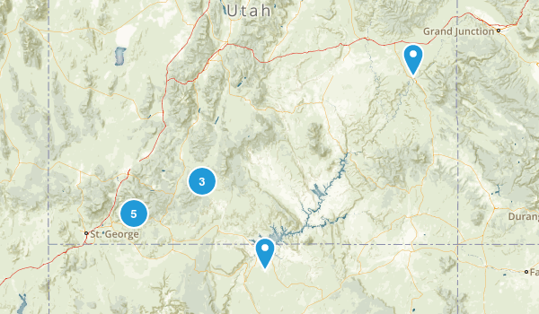Utah trip Map
