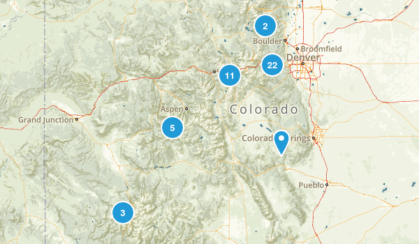 Doggie Hikes Map