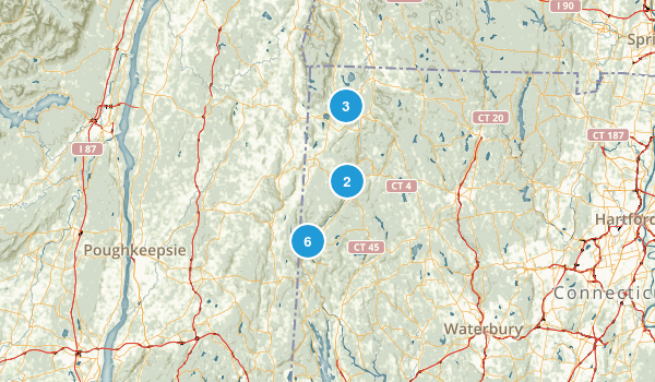 Appalachian Trail: Connecticut: Best Day Hikes Map