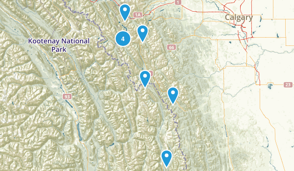 Hikes to do Map