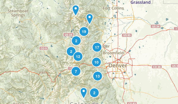 doable hikes Map