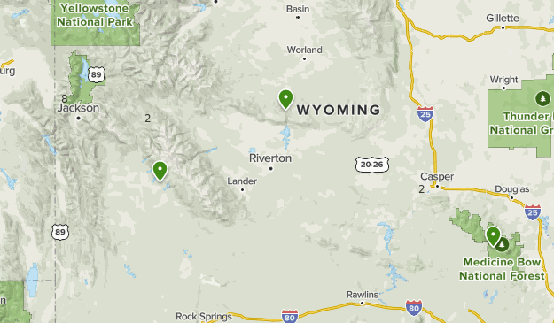 17' Solar Eclipse Wyoming Map