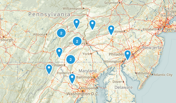 Micheles Hikes Map