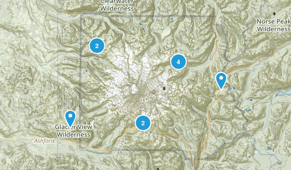 Mt Rainier Map