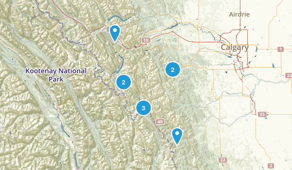 Book Hikes Map