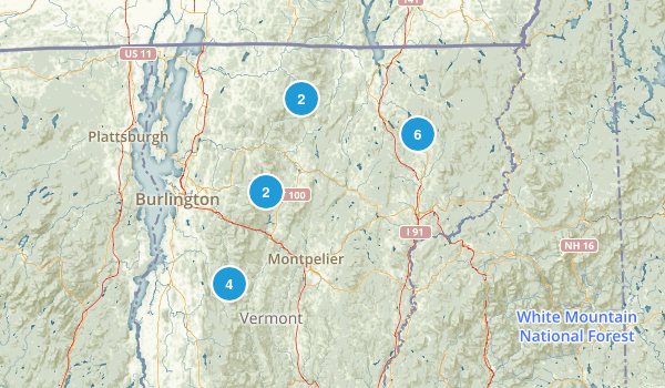 Vermont trail Map