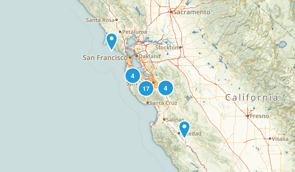 Practice hikes Map