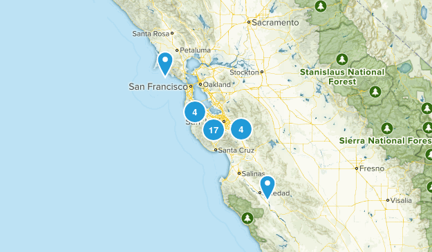 Practice hikes Map