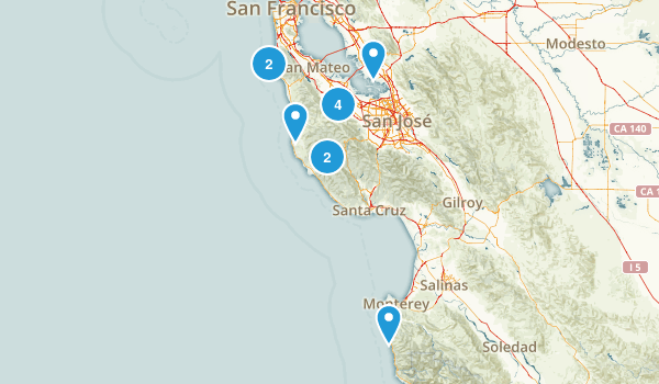 Easy Trails to Try Map