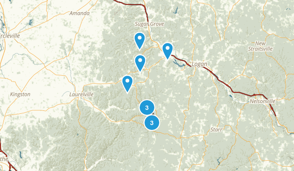 Hocking Hills Map