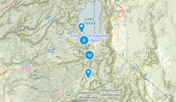Desolation Wilderness Map