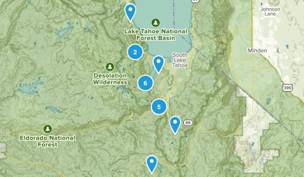 Desolation Wilderness Map