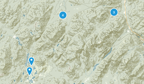 High Peaks Map