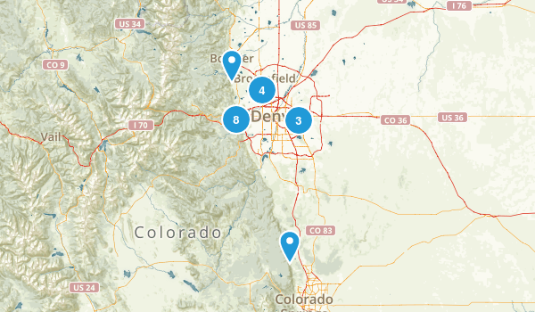 Moderately trafficked Map