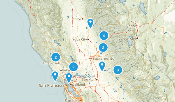 Easy Hikes Map