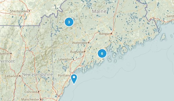 Maine Trail Map